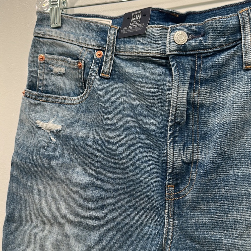 Gap Bermuda Short  High Rise Low Stretch Size 31 Tall - Picture 2 of 12
